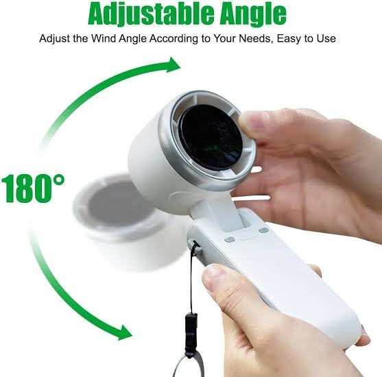 Foldable Turbo Fan | 5-Speed Rechargeable