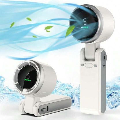 Foldable Turbo Fan | 5-Speed Rechargeable