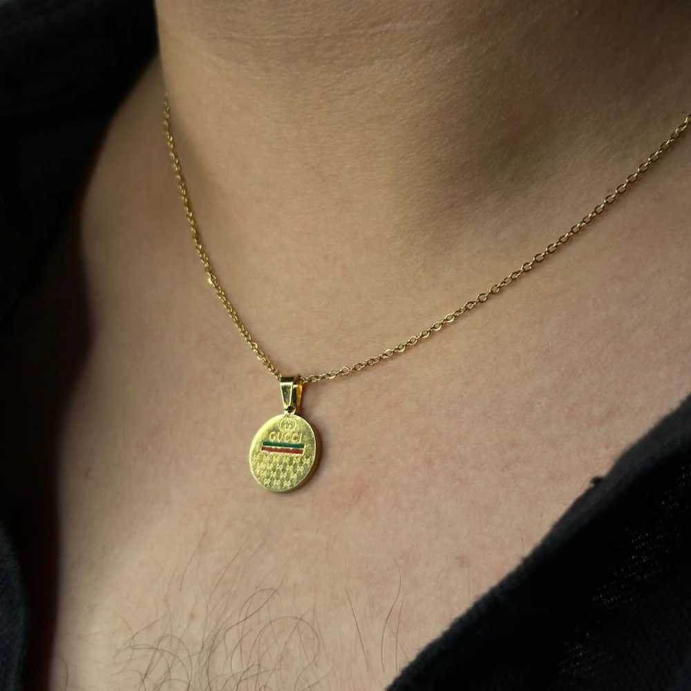 Stainless steel  Gucci necklace