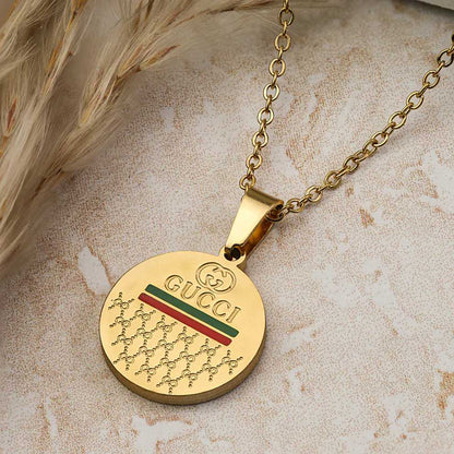 Stainless steel  Gucci necklace