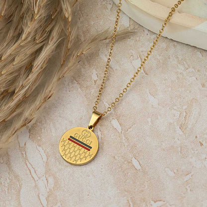 Stainless steel  Gucci necklace