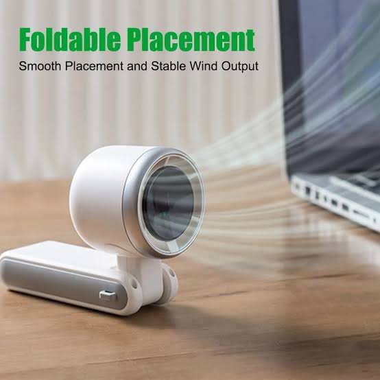 Foldable Turbo Fan | 5-Speed Rechargeable